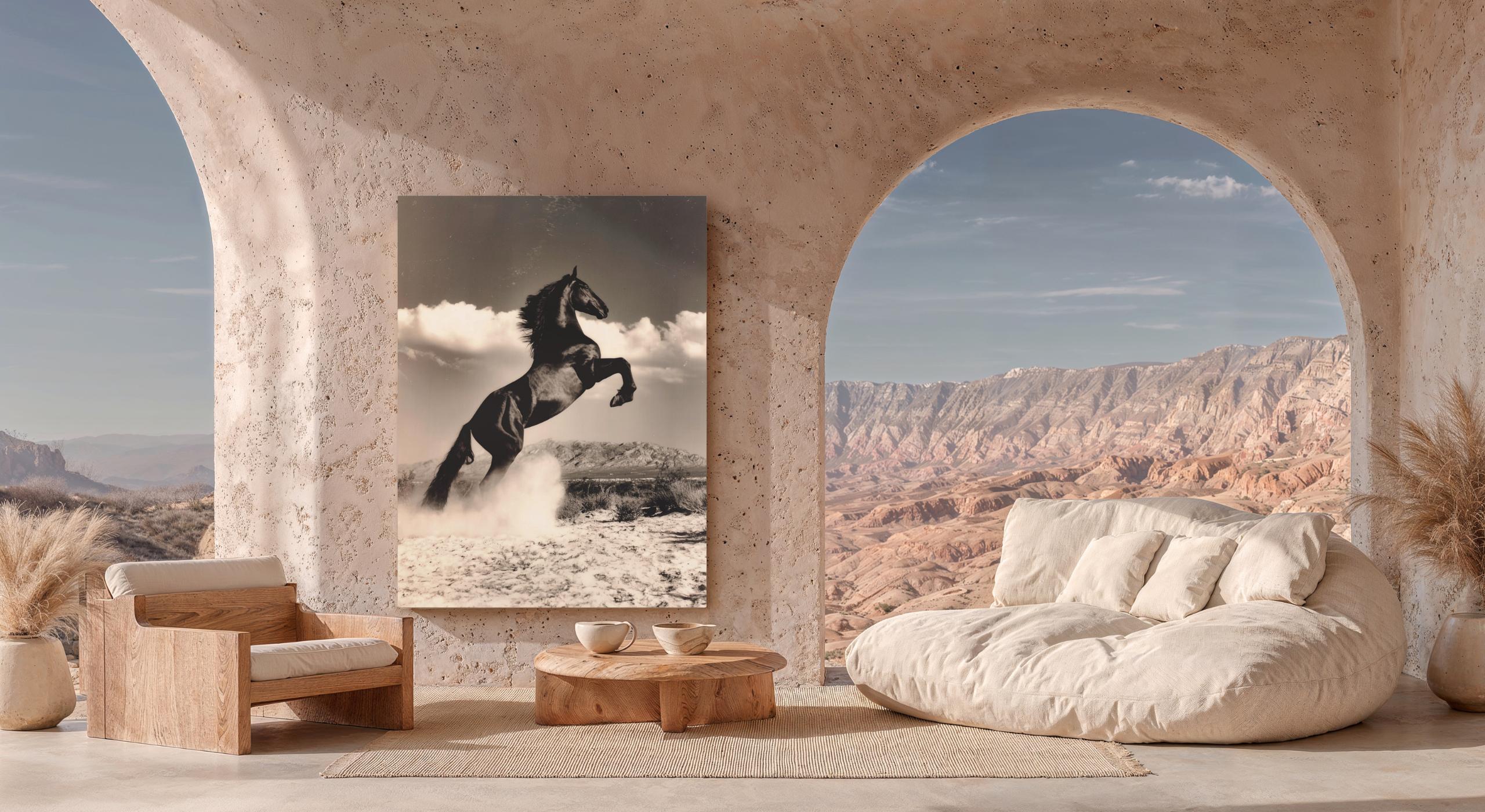 Stallion Rising - Majestic Horse Canvas Wall Art