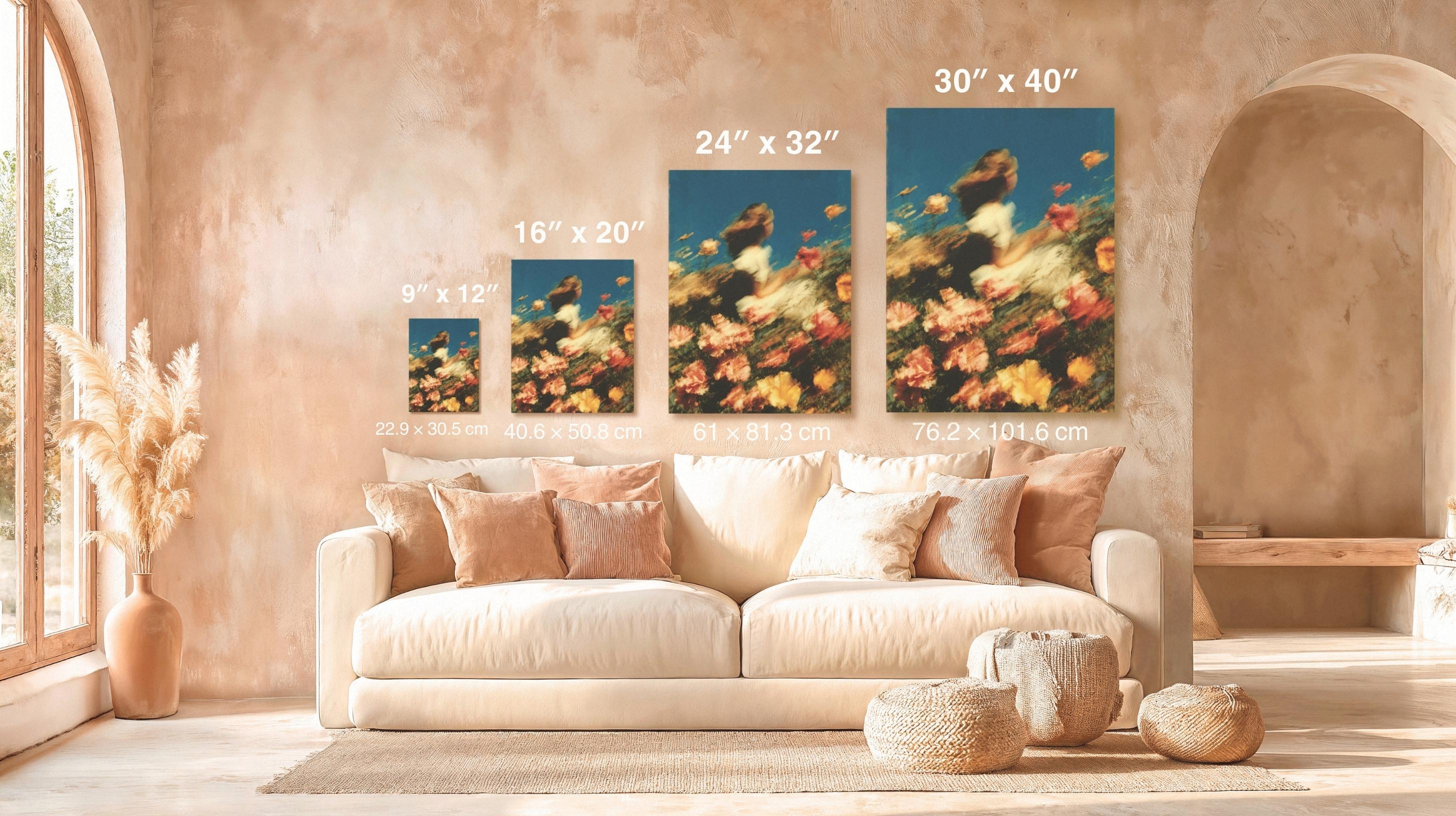 Nostalgia in Bloom I canvas print