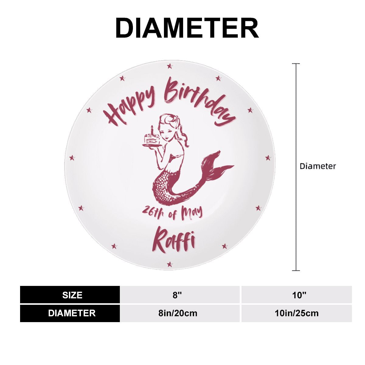 Republic of Venus™ custom decorative plate 10 inch