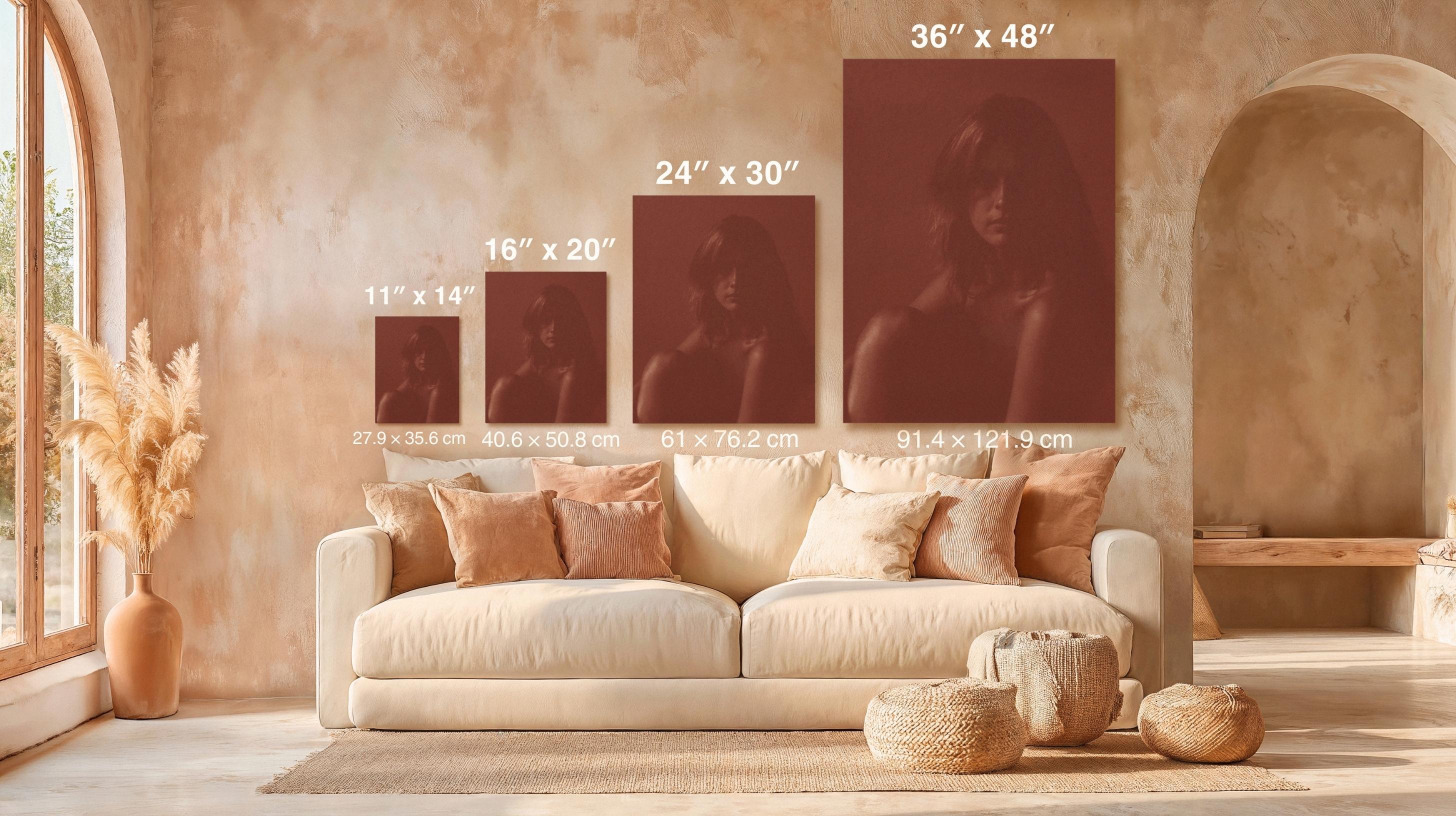 Cinematic portrait wall art by Republic of Venus™