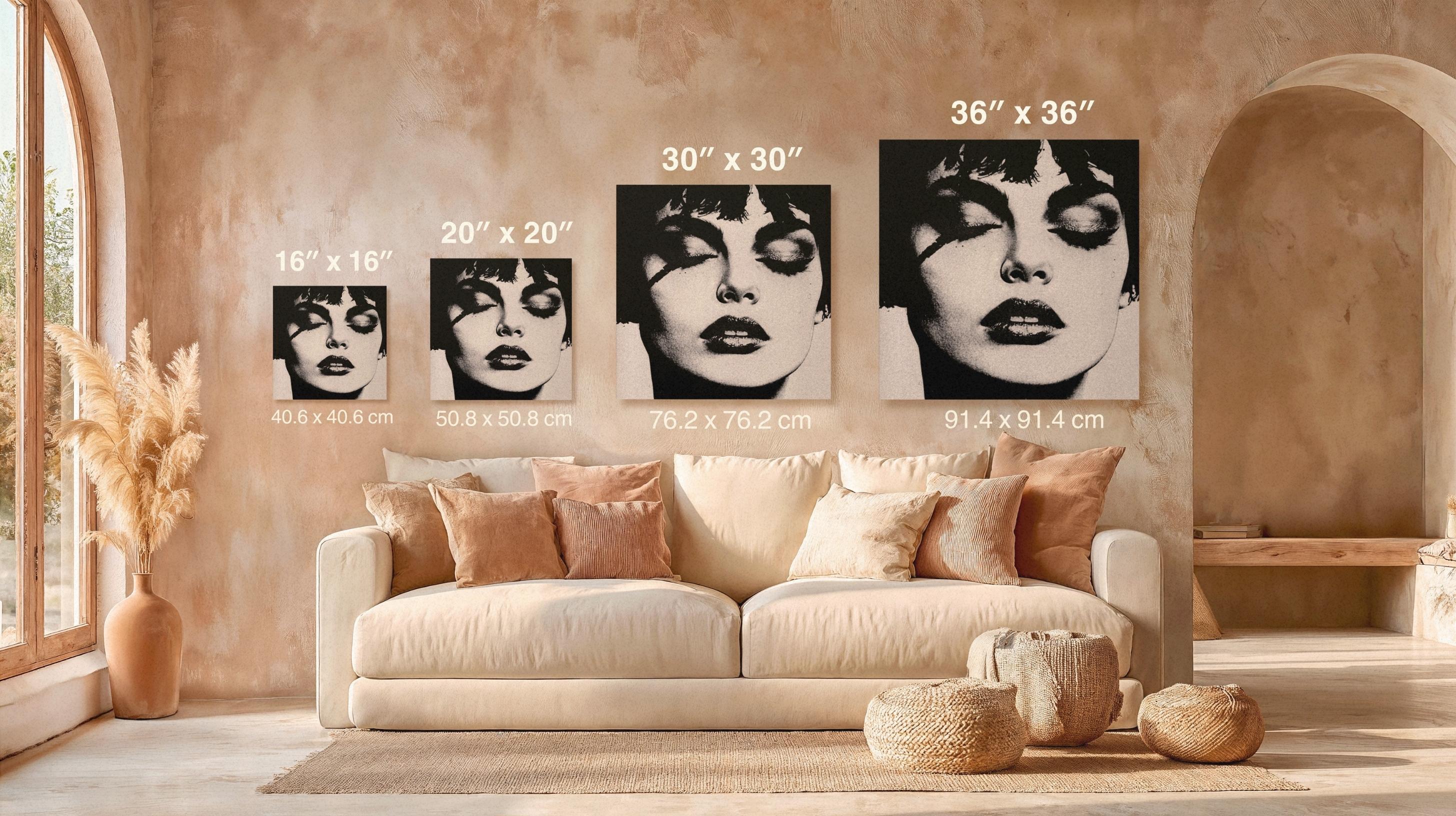 Film noir beauty canvas print Republic of Venus™
