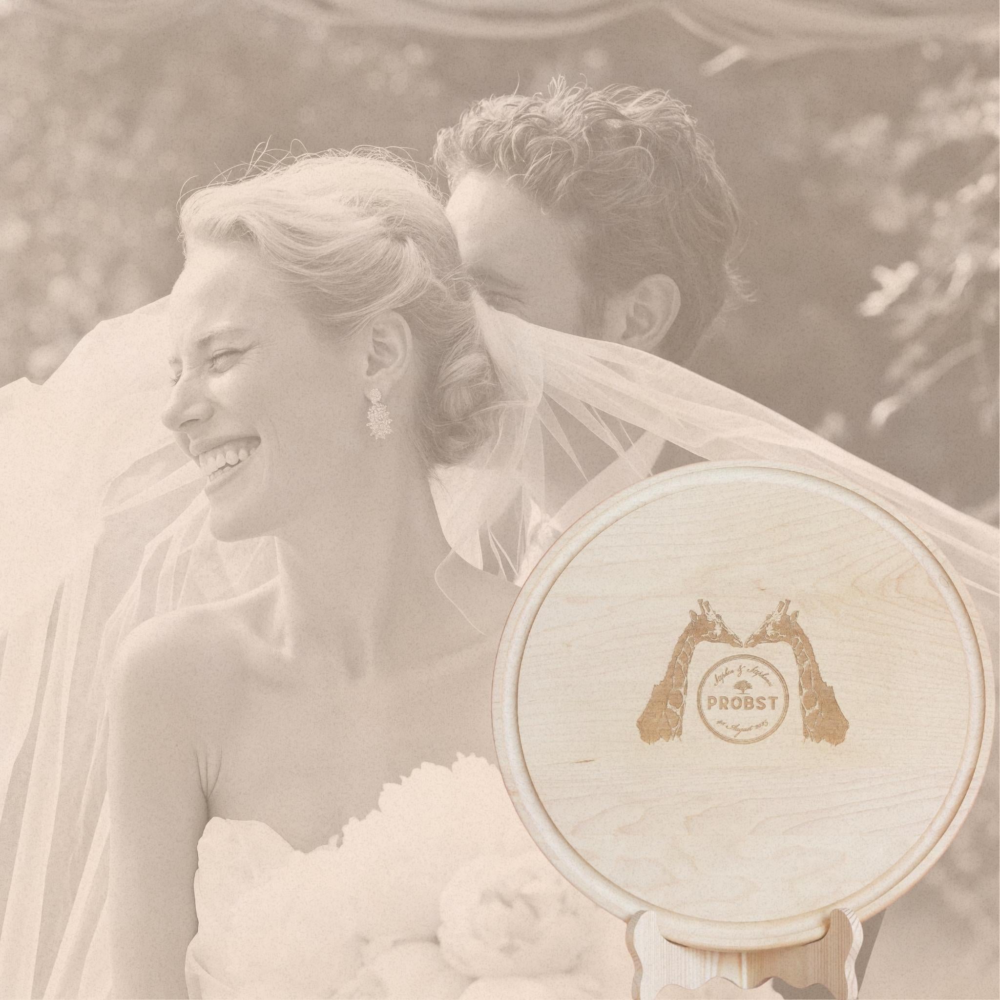 Giraffe wedding serving board by Republic of Venus™
