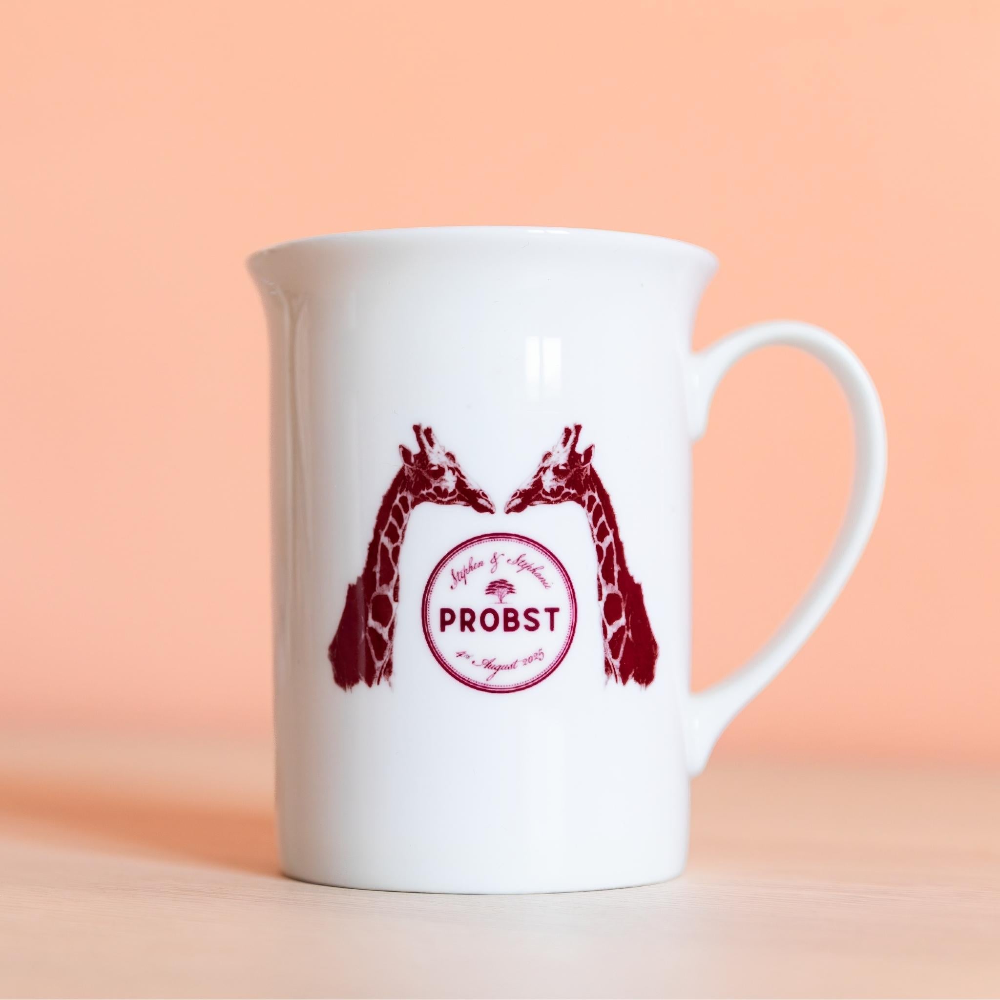 Republic of Venus™ personalized zebra monogram mug