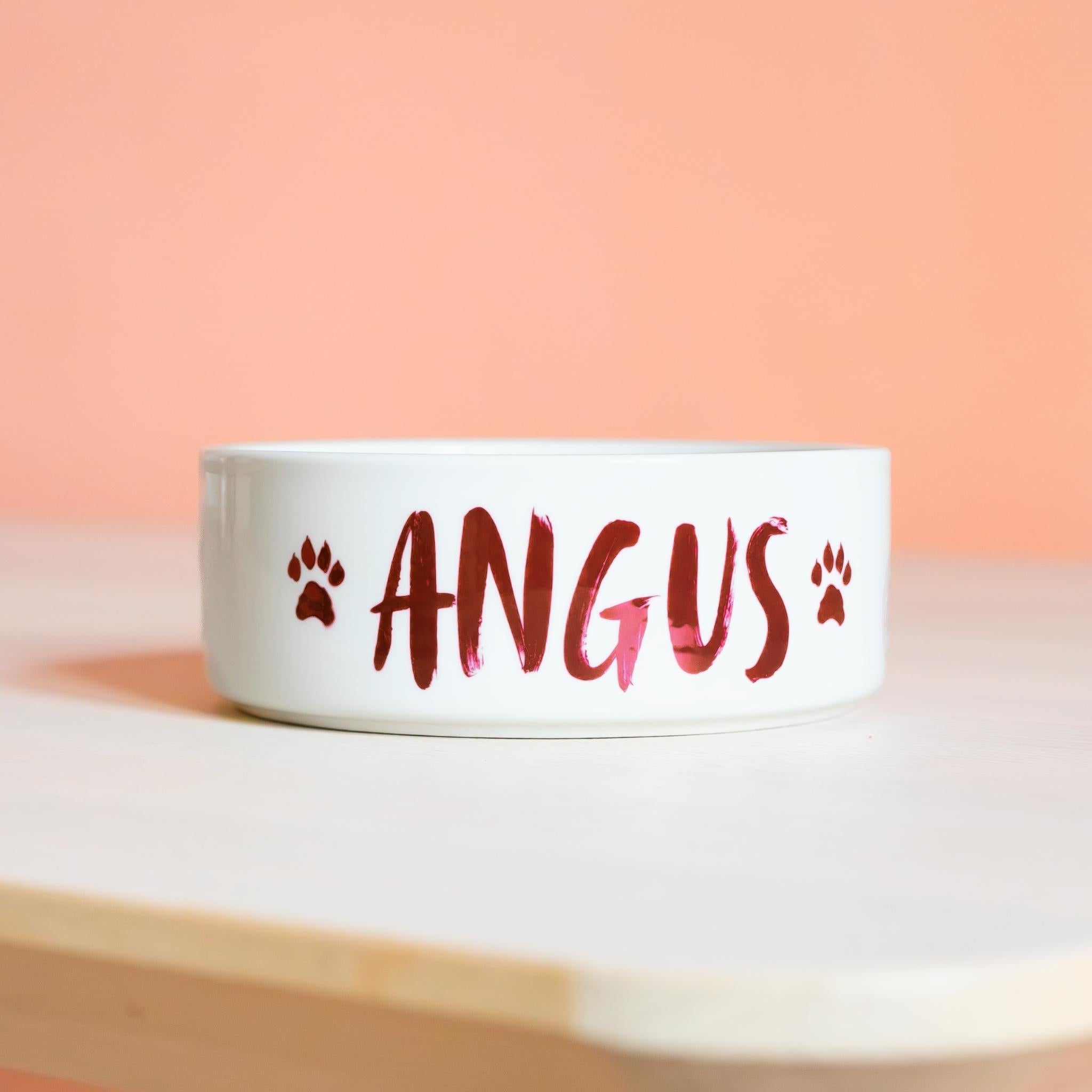 Personalized dog bowl with pet name Republic of Venus™