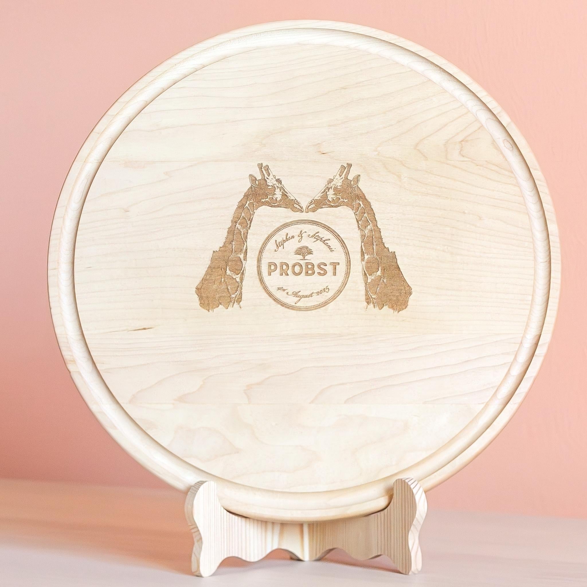 Republic of Venus™ solid wood charcuterie board