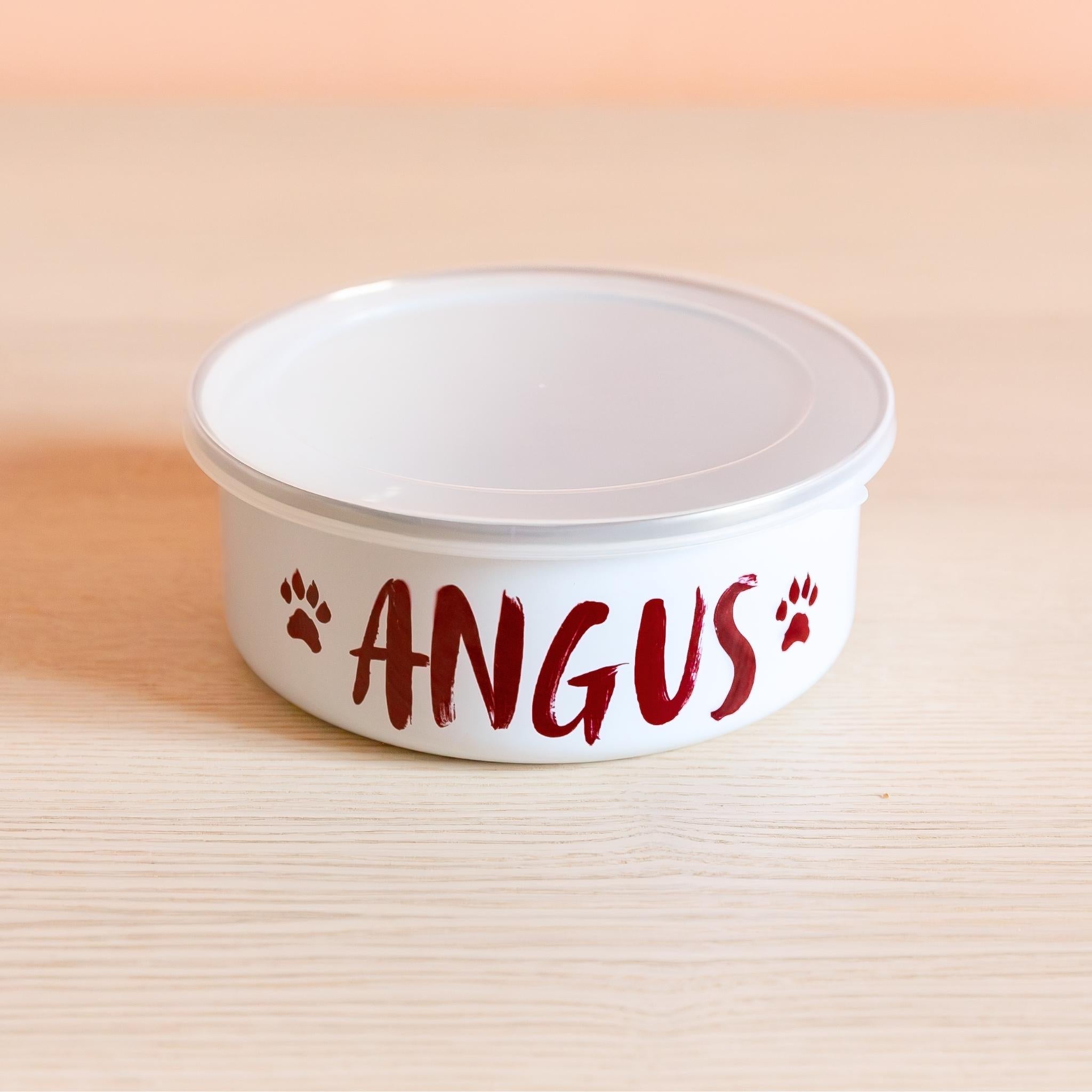Republic of Venus™ custom enamel pet travel bowl