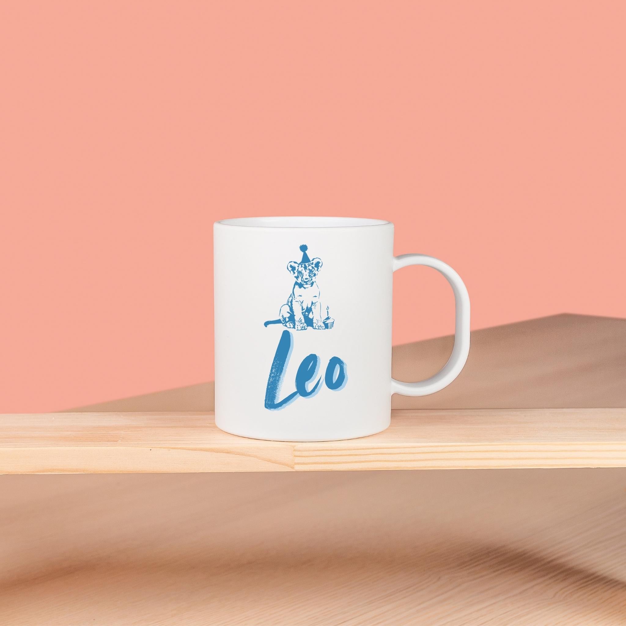 Personalized Lion Mug for Kids — 11 oz (325 ml)