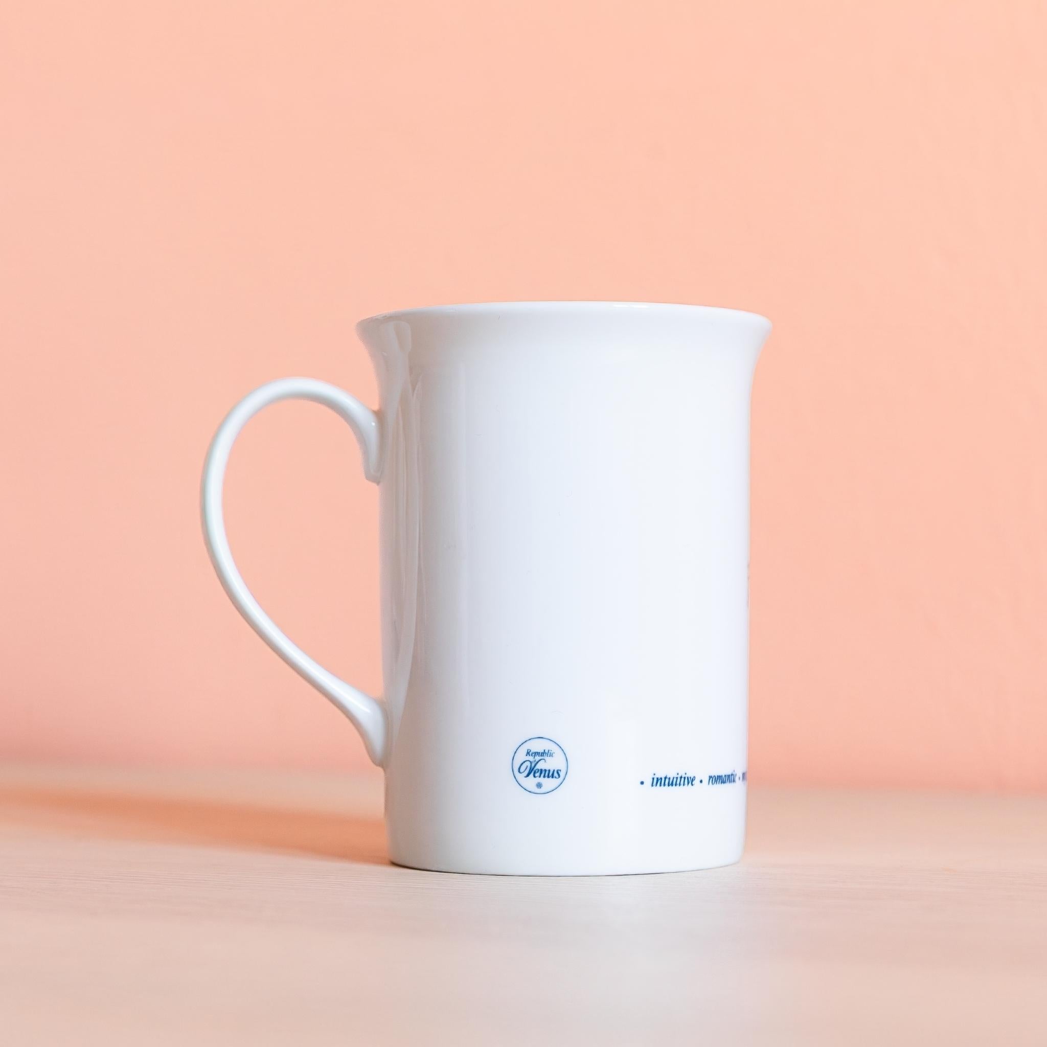Republic of Venus™ Pisces astrology bone china mug