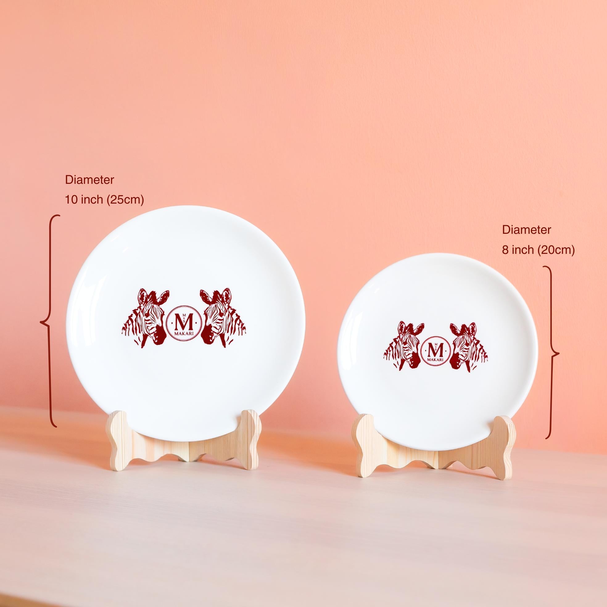 Personalized Family Name Decorative Plate 8 inch